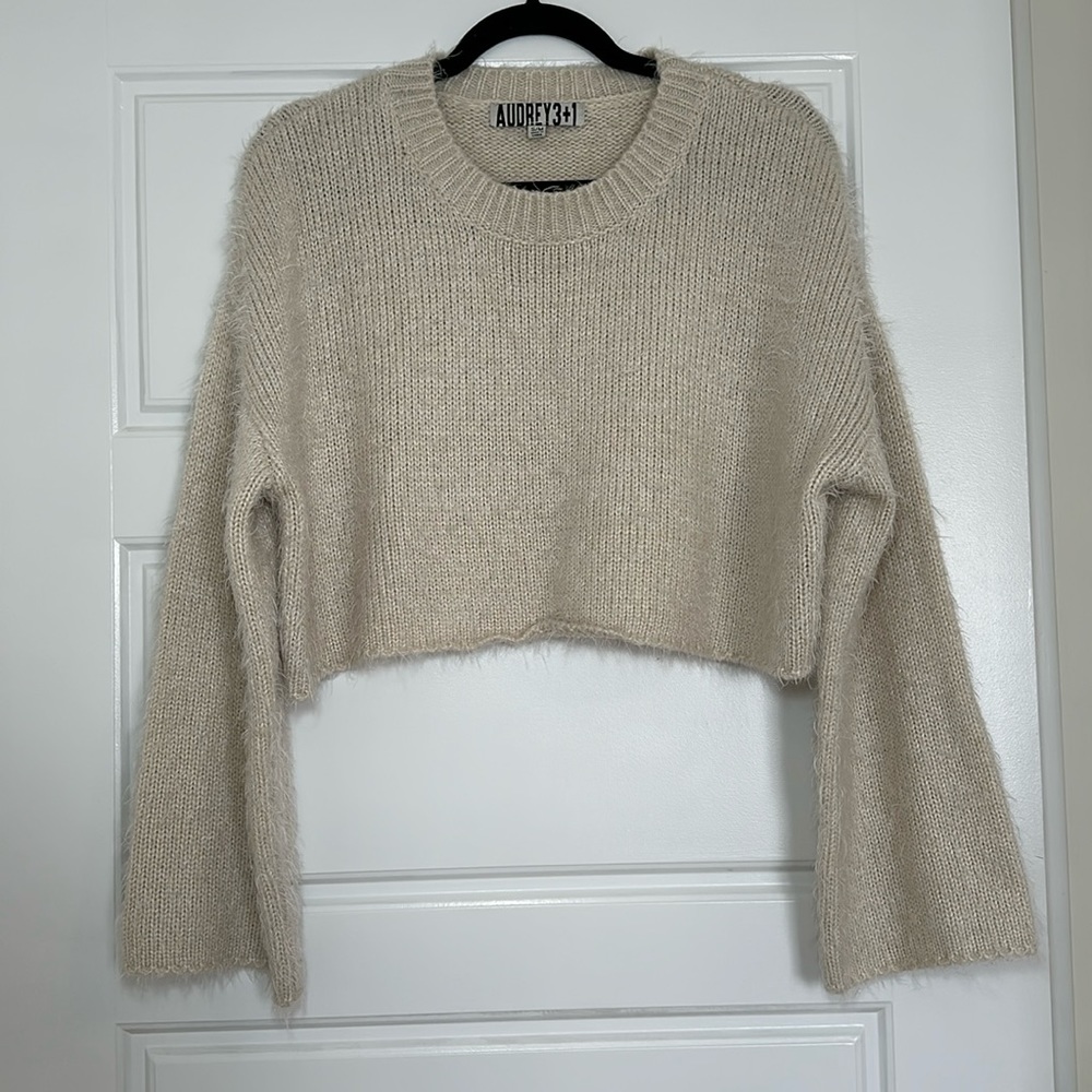 NWOT fuzzy sweater top